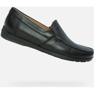 Mocassins Homme - Geox - U SIRON W - Cuir Noir - Légers - Souples Noir - Publicité Mocassins Homme - Geox - U SIRON W - Cuir Noir - Légers - Souples Noir - Publicité