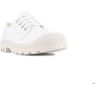 Baskets femme Palladium Pampa Oxford - soft white-m Blanc - Publicité Baskets femme Palladium Pampa Oxford - soft white-m Blanc - Publicité