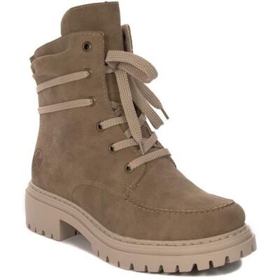 Chaussures Femme RIEKER 7260564 Beige - Talon Plat - Lacets - Hauteur 3 - Synthétique Beige - Publicité Chaussures Femme RIEKER 7260564 Beige - Talon Plat - Lacets - Hauteur 3 - Synthétique Beige - Publicité