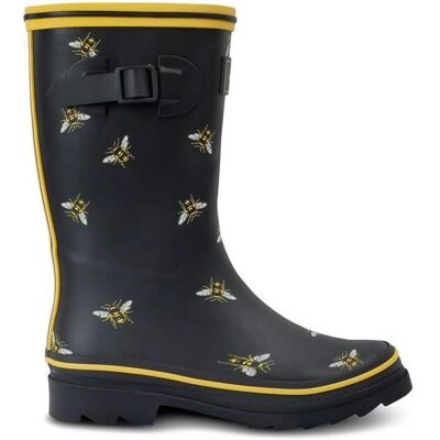 Bottes de pluie femme Regatta Amelia - black bees Noir - Publicité Bottes de pluie femme Regatta Amelia - black bees Noir - Publicité