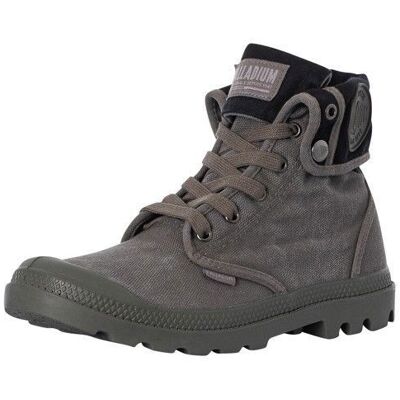 Boots Palladium Baggy - Homme - Gris - Tige en toile de coton - Semelle extérieure en caoutchouc moulé une pièce Gris - Publicité Boots Palladium Baggy - Homme - Gris - Tige en toile de coton - Semelle extérieure en caoutchouc moulé une pièce Gris - Publicité