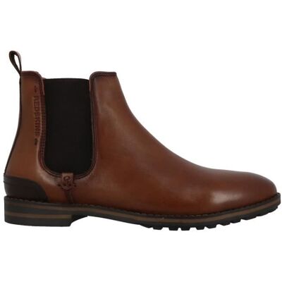 Bottines Homme - REDSKINS EINSTEINO - Cuir Marron - Lacets - Talon Plat 2cm Marron - Publicité Bottines Homme - REDSKINS EINSTEINO - Cuir Marron - Lacets - Talon Plat 2cm Marron - Publicité