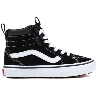 Chaussures Vans Filmore Hi Femme - VANS - Noir - Femme - Plat - Textile - Lacets Noir - Publicité Chaussures Vans Filmore Hi Femme - VANS - Noir - Femme - Plat - Textile - Lacets Noir - Publicité