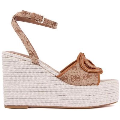 Sandale Guess Femme Tanveey Beige Synthétique Beige - Publicité Sandale Guess Femme Tanveey Beige Synthétique Beige - Publicité