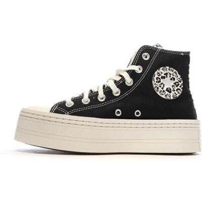 Baskets Noires Femme Converse Chuck Taylor All Star Modern Noir - Publicité Baskets Noires Femme Converse Chuck Taylor All Star Modern Noir - Publicité