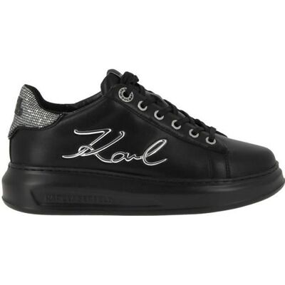 Basket femme Karl Lagerfeld KL62510A-00S - Noir - 37 - Cuir - Lacets Noir - Publicité Basket femme Karl Lagerfeld KL62510A-00S - Noir - 37 - Cuir - Lacets Noir - Publicité