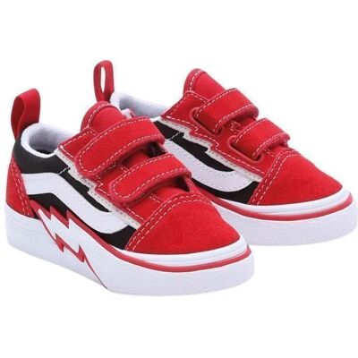 Baskets Vans Old Skool V Bolt Enfants Blanc - Publicité Baskets Vans Old Skool V Bolt Enfants Blanc - Publicité
