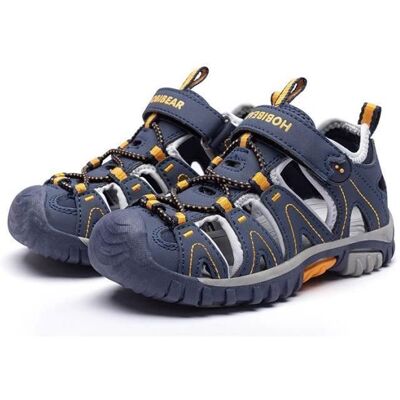 FONDUPIN Sandales Garçon21-32EU Bout Fermé Chaussure de Sport Outdoor Plage Sandales GarconSandales de Marche Été-Bleu Rose - Publicité FONDUPIN Sandales Garçon21-32EU Bout Fermé Chaussure de Sport Outdoor Plage Sandales GarconSandales de Marche Été-Bleu Rose - Publicité