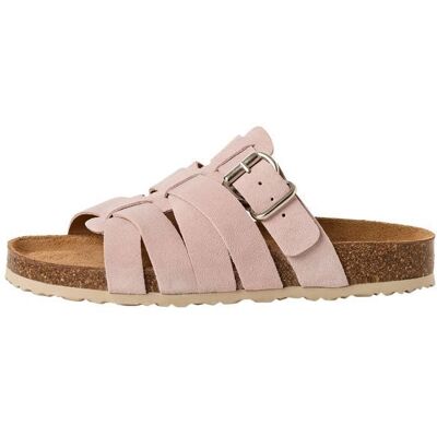 Sandales Plates Cuir Tamaris - Rose Rose - Publicité Sandales Plates Cuir Tamaris - Rose Rose - Publicité