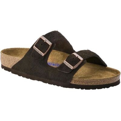 Sandales - BIRKENSTOCK - Arizona Soft Footbed - Daim - Marron - Confort optimal Marron - Publicité Sandales - BIRKENSTOCK - Arizona Soft Footbed - Daim - Marron - Confort optimal Marron - Publicité