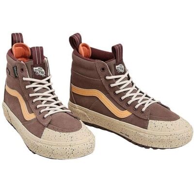 Baskets Vans Sk8-Hi Waterproof Femmes Blanc - Publicité Baskets Vans Sk8-Hi Waterproof Femmes Blanc - Publicité