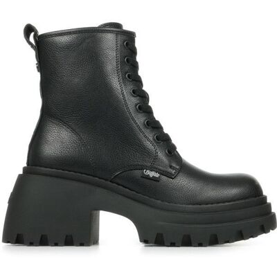 Bottines femme Buffalo Bravr Lace Up Noir - Publicité Bottines femme Buffalo Bravr Lace Up Noir - Publicité