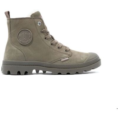 Bottines femme Palladium Pampa Hi Zip WL Gris - Publicité Bottines femme Palladium Pampa Hi Zip WL Gris - Publicité