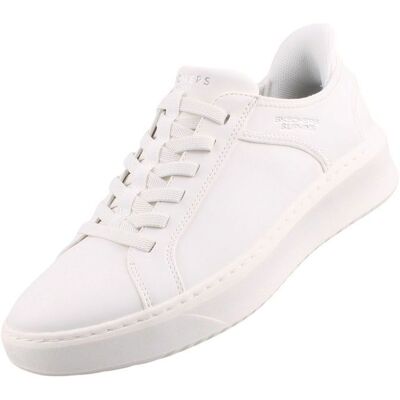 Skechers Baskets pour Homme 183177-WHT Blanc Blanc - Publicité Skechers Baskets pour Homme 183177-WHT Blanc Blanc - Publicité
