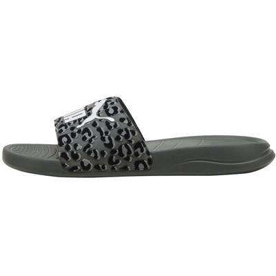 Sandales à Enfiler Puma Popcat - Gris / Noir Noir - Publicité Sandales à Enfiler Puma Popcat - Gris / Noir Noir - Publicité