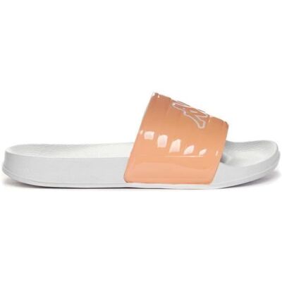 Kappa Claquettes Noles pour Femme - Blanc orange - Publicité Kappa Claquettes Noles pour Femme - Blanc orange - Publicité