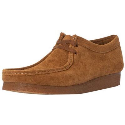 Bottines Clarks Wallabee en cuir marron pour homme Marron - Publicité Bottines Clarks Wallabee en cuir marron pour homme Marron - Publicité