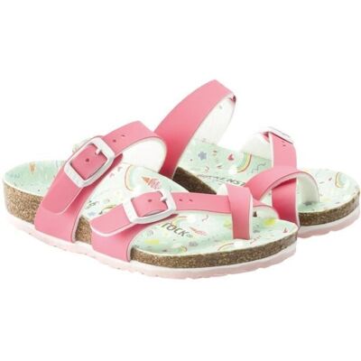 Tongs - Birkenstock - Mayari - Rose - Vert clair - Enfant Fille Rose - Publicité Tongs - Birkenstock - Mayari - Rose - Vert clair - Enfant Fille Rose - Publicité