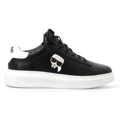 Baskets homme KARL LAGERFELD ICONIC - Cuir noir - Pointure 43 Noir - Publicité Baskets homme KARL LAGERFELD ICONIC - Cuir noir - Pointure 43 Noir - Publicité