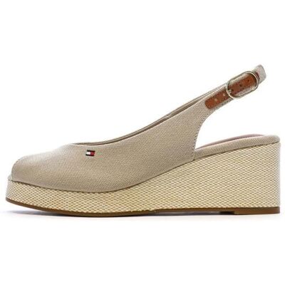 Sandales Beiges Femme Tommy Hilfiger Flag Beige - Publicité Sandales Beiges Femme Tommy Hilfiger Flag Beige - Publicité