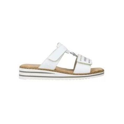 Mules Rieker V0636 Blanc - Publicité Mules Rieker V0636 Blanc - Publicité