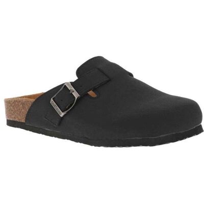 CHATTAWAK Mules talon plat Noir - Publicité CHATTAWAK Mules talon plat Noir - Publicité