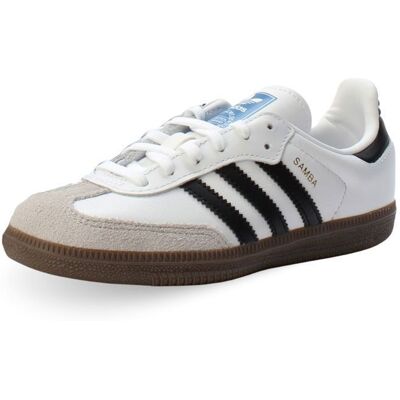 Adidas Chaussures Samba Og J - JQ2020 Blanc Blanc - Publicité Adidas Chaussures Samba Og J - JQ2020 Blanc Blanc - Publicité