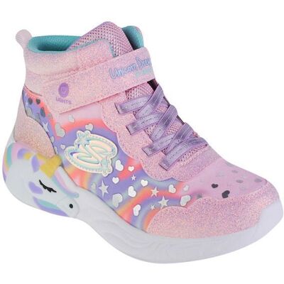 Sneakers - SKECHERS - Unicorn Dreams Magical Dreamer - Rose - Scratch - Textile Rose - Publicité Sneakers - SKECHERS - Unicorn Dreams Magical Dreamer - Rose - Scratch - Textile Rose - Publicité
