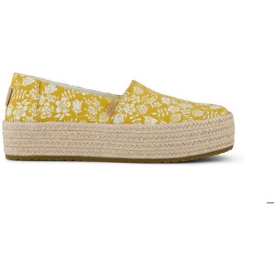 Espadrilles femme Toms Valencia Jaune - Publicité Espadrilles femme Toms Valencia Jaune - Publicité