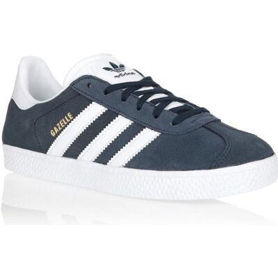 adidas Originals CHAUSSURES ADIDAS GAZELLE J Marine BY9144 Bleu - Publicité adidas Originals CHAUSSURES ADIDAS GAZELLE J Marine BY9144 Bleu - Publicité