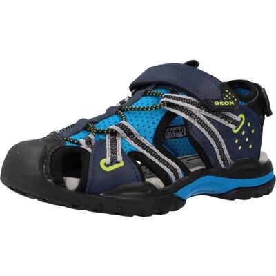 Sandale Cuir Enfant Geox Borealis Bleu - Publicité Sandale Cuir Enfant Geox Borealis Bleu - Publicité