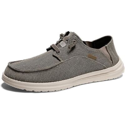 INSFITY Chaussures Bateau Homme Respirante - Kaki - Printemps-Été Gris - Publicité INSFITY Chaussures Bateau Homme Respirante - Kaki - Printemps-Été Gris - Publicité
