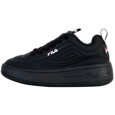 Baskets Femme - Fila - Superbubble Wmn - Cuir synthétique - Noir - Talon plat Noir - Publicité Baskets Femme - Fila - Superbubble Wmn - Cuir synthétique - Noir - Talon plat Noir - Publicité