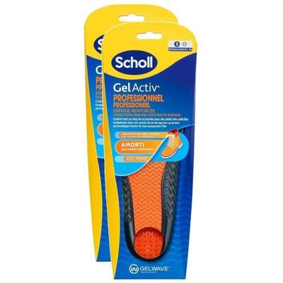SCHOLL Lot de 2 Paires de Semelles GelActiv Femmes Professionnels S Taille 355 - 405 Orange - Publicité SCHOLL Lot de 2 Paires de Semelles GelActiv Femmes Professionnels S Taille 355 - 405 Orange - Publicité
