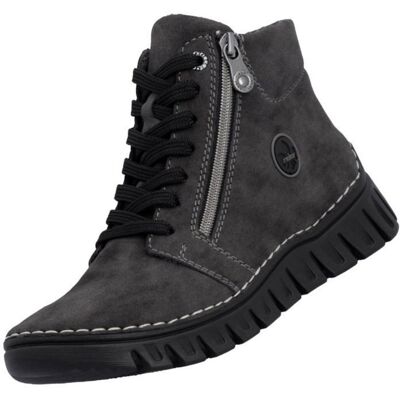 Rieker Bottines pour Femme 57502-45 Gris Gris - Publicité Rieker Bottines pour Femme 57502-45 Gris Gris - Publicité