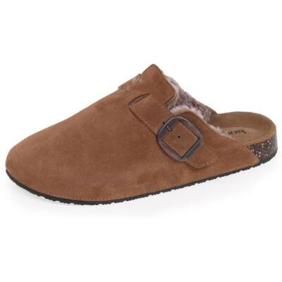 Isotoner Sabots dessus cuir semelle extra-flex légers patch talon confort camel femme Marron - Publicité Isotoner Sabots dessus cuir semelle extra-flex légers patch talon confort camel femme Marron - Publicité