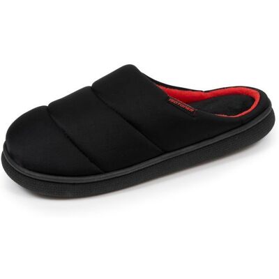 Isotoner Chaussons semelle bloup Xtra confort noir homme Noir - Publicité Isotoner Chaussons semelle bloup Xtra confort noir homme Noir - Publicité