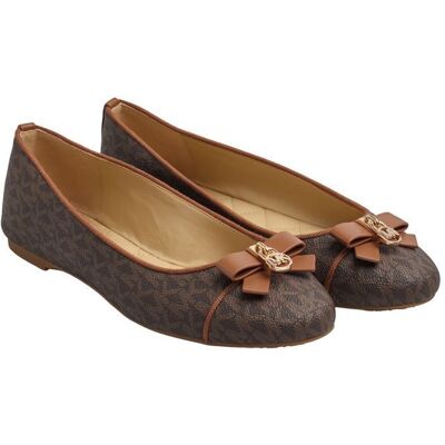 Michael Kors Ballerines pour femmes Honey Ballet 49H3HNFP1B-brun Marron - Publicité Michael Kors Ballerines pour femmes Honey Ballet 49H3HNFP1B-brun Marron - Publicité
