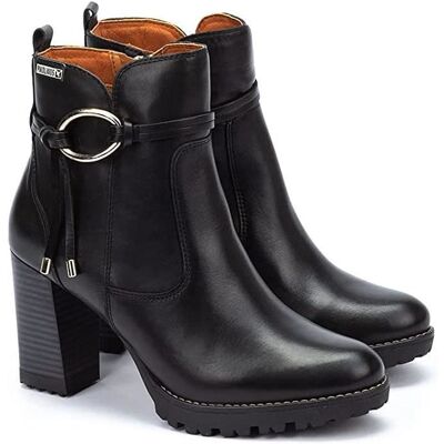 Bottines pour femme - Pikolinos Connelly - Noir - Talon aiguille 9cm - Fermeture à zip Noir - Publicité Bottines pour femme - Pikolinos Connelly - Noir - Talon aiguille 9cm - Fermeture à zip Noir - Publicité