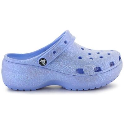 Sabots plateformes CROCS Classic pour femme en synthétique bleu Bleu - Publicité Sabots plateformes CROCS Classic pour femme en synthétique bleu Bleu - Publicité