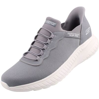 Skechers Baskets pour Homme 118300-GRY Gris Gris - Publicité Skechers Baskets pour Homme 118300-GRY Gris Gris - Publicité