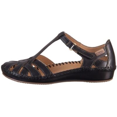 Chaussures PIKOLINOS Pvallarta Noir - Femme/Adulte - Cuir - Compensé - Boucle de serrage Noir - Publicité Chaussures PIKOLINOS Pvallarta Noir - Femme/Adulte - Cuir - Compensé - Boucle de serrage Noir - Publicité