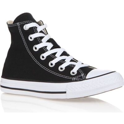 CONVERSE Baskets Hautes Toile Noir Mixte Noir - Publicité CONVERSE Baskets Hautes Toile Noir Mixte Noir - Publicité