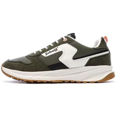 Baskets Kaki Homme Schott Maki Vert - Publicité Baskets Kaki Homme Schott Maki Vert - Publicité