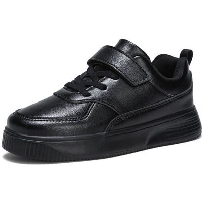 Baskets enfant INSFITY - Classique Sneakers Scratch Semelle épaisse Antidérapant - Noir Noir - Publicité Baskets enfant INSFITY - Classique Sneakers Scratch Semelle épaisse Antidérapant - Noir Noir - Publicité