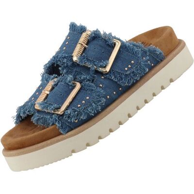 MUSTANG Mules pour Femme 26M0632001-jeans Bleu Bleu - Publicité MUSTANG Mules pour Femme 26M0632001-jeans Bleu Bleu - Publicité