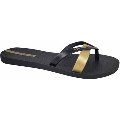 Chanclas - Ipanema - Femme - PVC - Couleur: Negro/Dorado - Type: Adulte Blanc - Publicité Chanclas - Ipanema - Femme - PVC - Couleur: Negro/Dorado - Type: Adulte Blanc - Publicité