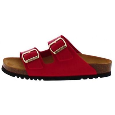 Sandale Femme - SCHOLL - JOSEPHINE SYNTHETIC - Rouge - Boucle de serrage - Talon plat Rouge - Publicité Sandale Femme - SCHOLL - JOSEPHINE SYNTHETIC - Rouge - Boucle de serrage - Talon plat Rouge - Publicité