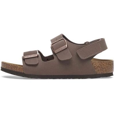 Sandales - BIRKENSTOCK - Milano HL - Birkibuc - Marron - Enfant (Garçon) talon 2 cm Marron - Publicité Sandales - BIRKENSTOCK - Milano HL - Birkibuc - Marron - Enfant (Garçon) talon 2 cm Marron - Publicité