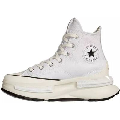 Basket Converse Run Star Legacy Cx CUIR Blanc - Publicité Basket Converse Run Star Legacy Cx CUIR Blanc - Publicité